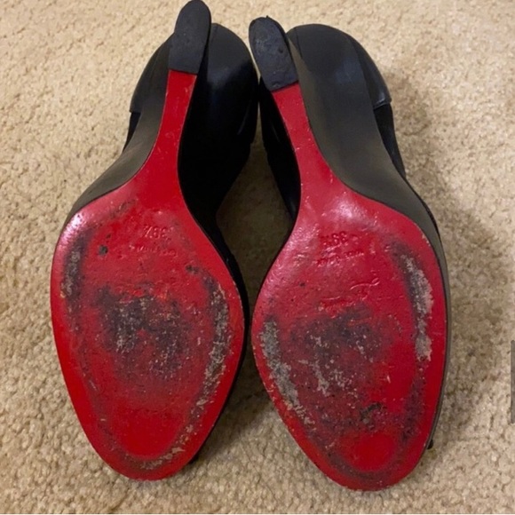 🌹 Christian Louboutin Janet Wedges Booties 🌹 - Picture 10 of 10